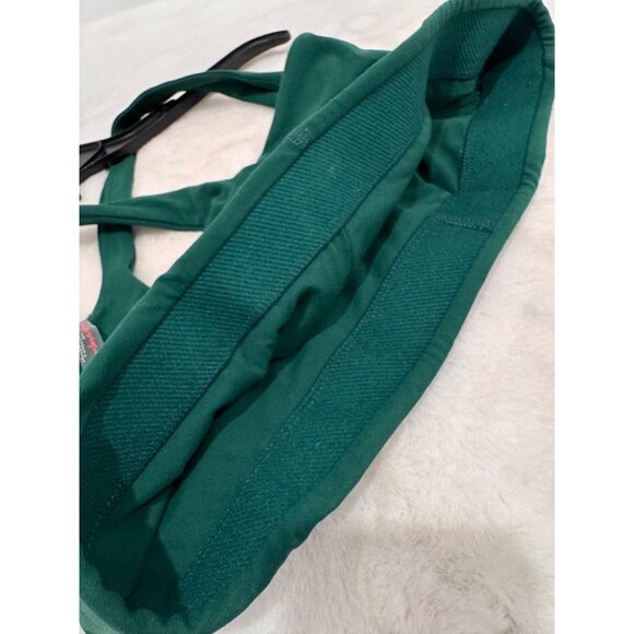 New Free People Movement Women's Size L Never Better Square Neck Bra Green - Picture 9 of 11